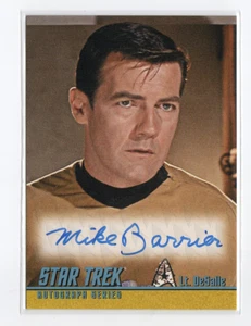 Star Trek TOS Heros & Villains Autograph Auto A260 Michael Barrier Lt. DeSalle - Picture 1 of 5