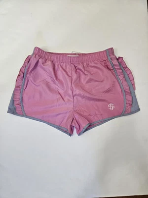 Simply Southern Lined Shorts Pink & Gray Women's Size Medium NEW - Image 1 of 4