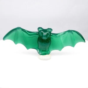 💎 Handcraft 23.76ct Bat Carving Natural Green Chalcedony - Africa Gemstone - Picture 1 of 7