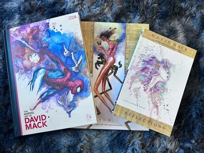 ЛОТ ТОВАРОВ DAVID MACK Art Book Marvel Art of, Dream Logic, Reflections СОВЕРШЕННО НОВЫЕ НЕПРОЧИТАННЫЕ - Изображение 1 из 4