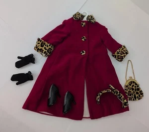 18” Tonner Kitty Collier Doll Outfit 2000 Shopping Chic Red Coat & Heels It411 - Picture 1 of 18