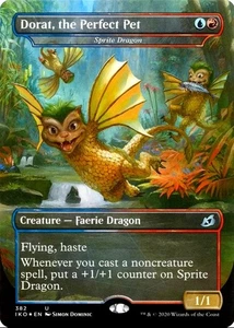 X 1 Dorat, the Perfect Pet NM Sprite Dragon 382 MTG Magic The Gathering - Picture 1 of 1