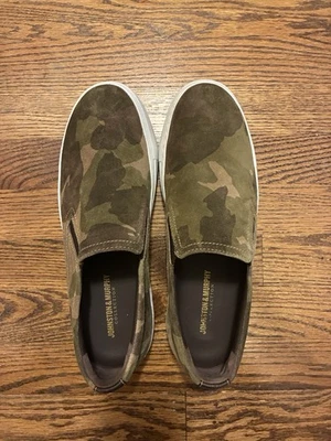 Zapatos sin cordones de camuflaje de la colección Johnston And Murphy para hombre talla 9 Foto 1 de 4
