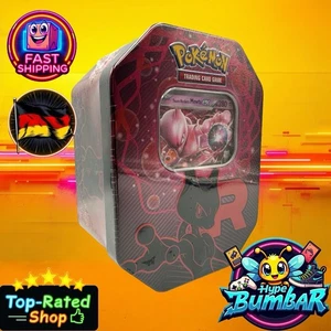 Pokémon TCG Team Rocket Mewtu-ex TIN – NEU & SEALED – Deutsch – Ewige Rivalen - Bild 1 von 1