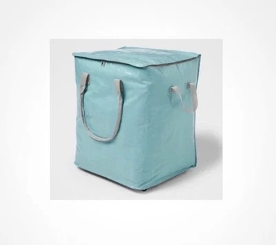 Bolsa de almacenamiento Target Brightroom ruedas y asas peltre aguamarina estilo casco comestibles Foto 1 de 4