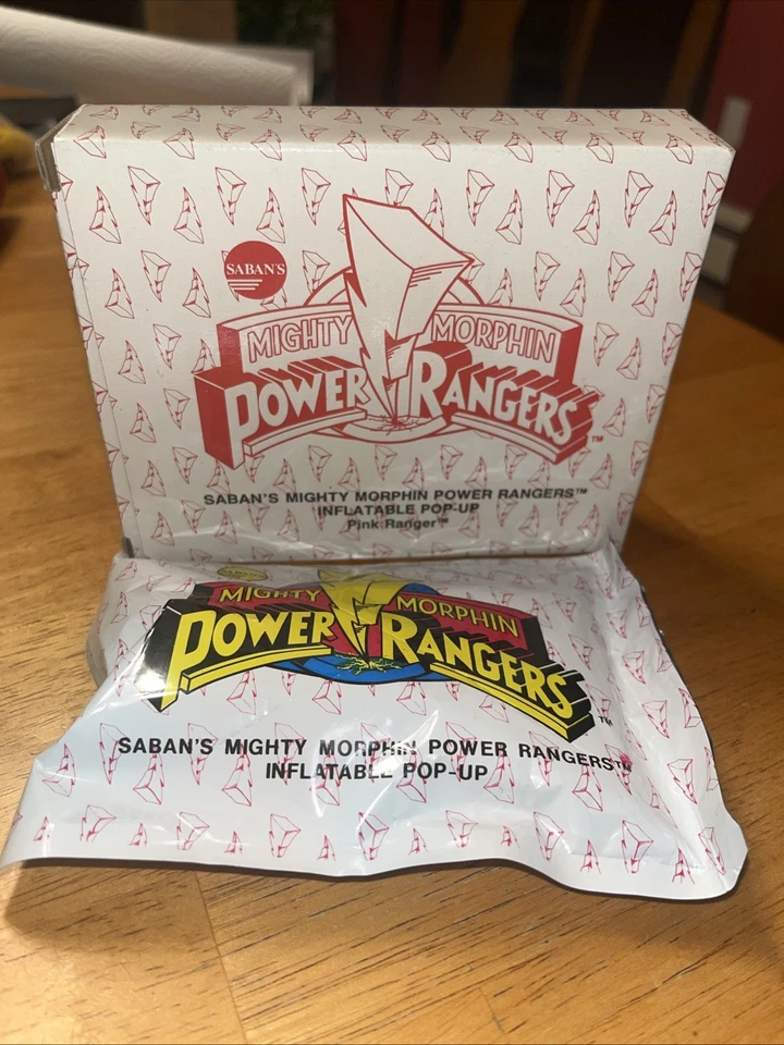 De colección Mighty Morphin Power Rangers Inflable Pop-Up Red Ranger MMPR 1995 Foto 1 de 2
