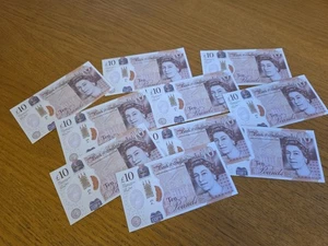 Ideal Demenz, Spielzeug Spielgeld x 10 Scheine - Bild 1 von 5