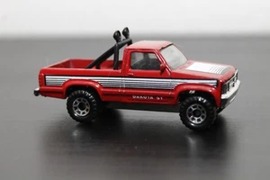 Matchbox Dodge Dakota ST Pickup Truck rot schwarz Überrollbügel Streifen 1987 Superfast - Bild 1 von 7