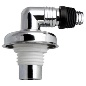 Drain Backflow Preventer Angled Sewer Connector Washing Machine Supply - Bild 1 von 12