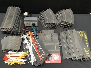 Scalextric Set with Track Bundle and Controllers Job Lot Vintage Classic - Picture 1 of 18
