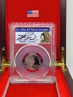 2024-S PCGS PR70DCAM Nickel Thomas Cleveland Master Designer In Wooden Case🇺🇸 - Image 1 of 4