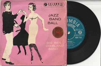 Big Ben Dixieland Band - Jazz Band Ball (Columbia 1959) 7" EP - Image 1 of 2