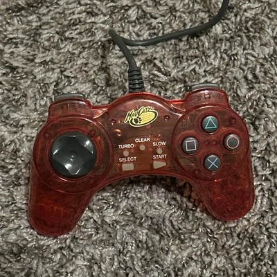 Gamepad Interact rojo con cable para Sony PlayStation 1 PS1 probado y funcionando Foto 1 de 4