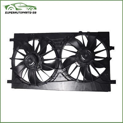 68002051AA For 07-17 Jeep Compass 2.4L L4 Dual Radiator & Condenser Fan Assembly - Изображение 1 из 4