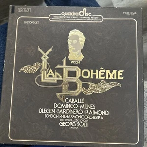 Puccini La Boheme RCA Red Seal Opera Double Lp B Set with Libretto 1974 - Picture 1 of 12