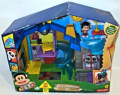 FISHER PRICE - CAJA JULIUS JR. ROCK 'N PLAYHOUSE (¡Nueva en la caja de venta!) Foto 1 de 4
