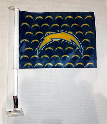 CARGADORES LOS ANGELES PERNOS Y PERNOS 11X14 CAR bandera GENUINA NFL con licencia vendedor de EE. UU. Foto 1 de 4