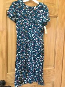 NWT Carter's Woodland Creature Dress Girls Teal Many Sizes - Picture 1 of 1