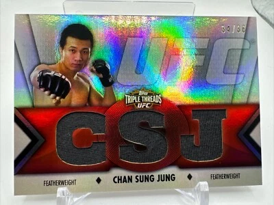 Chan Sung Jung 2013 Triple Threads Relic 34/36 UFC - 908 - Image 1 of 2