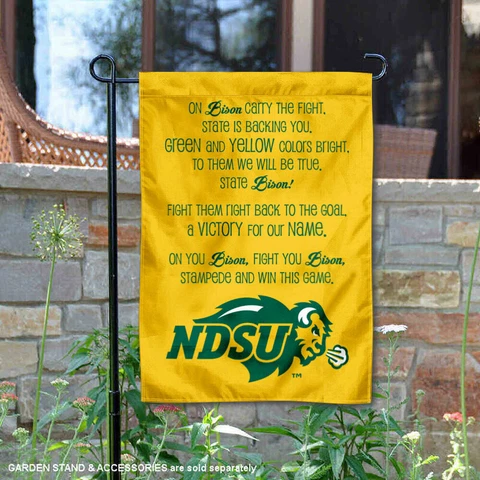 NDSU Bison Fight Song Garden Flag and Yard Banner Cover