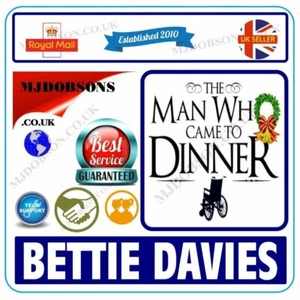 The Man Who Came to Dinner 1942 Classic DVD Film - Comedy Romance - Imagen 1 de 6