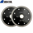 2pcs 4/4.5/5in Diamond Hot Pressed Turbo Saw Blade Cutting Disc for Tile Granite