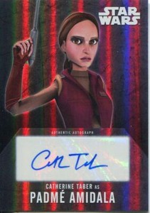 Star Wars Evolution 2016 Autograph Card Catherine Taber as Padme Amidala