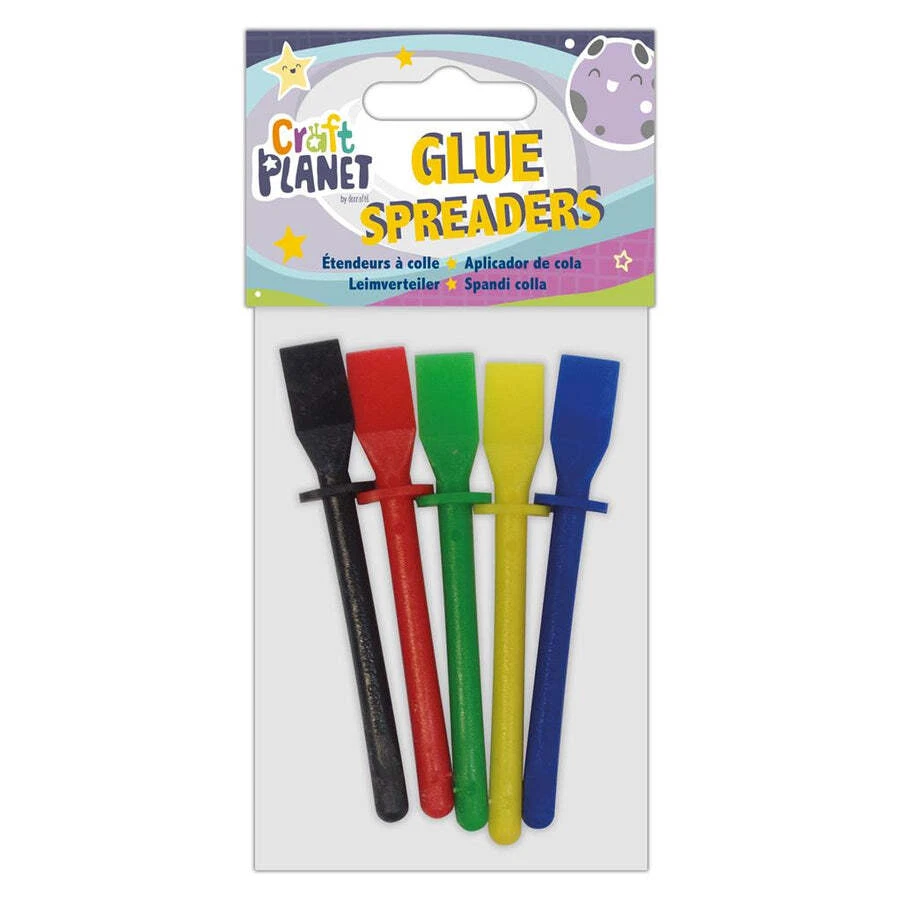 Docrafts Craft Planet 5 Glue Spreaders CPT263102 - Image 1 of 1