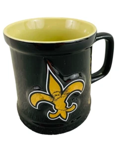 New Orleans NFL Saints black gold collectible 8 oz coffee mug cup - Picture 1 of 7