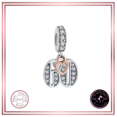 🩷60 Cumpleaños Colgante Dije Pulsera Colgante S925 Estampado Plata de Ley🩷 Foto 1 de 4