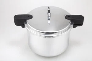 18 LITRE PRESSURE COOKER ALUMINIUM 18L  KITCHEN CATERING HOME  WITH SPARE GASKET - Picture 1 of 3