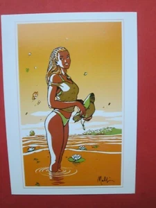 MALFIN EX LIBRIS  SIGNE GOLDEN CITY ON A MARCHE SUR LA BULLE  NEUF - Imagen 1 de 1