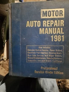 Motor Auto Repair Manual 1981 44th edition Z-3 - Bild 1 von 2