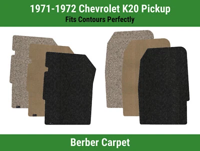 Tapetes carpetes Lloyd Berber primeira fila para Chevrolet K20 Pickup 1971-1972  - Imagem 1 de 4