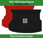 Lloyd Velourtex Deck Carpet Mat for 2005-2008 Dodge Magnum w/Blue M-Mopar Logo