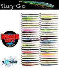 LUNKER CITY SLUG GO 6' Soft Silicon Lure Spinning Sea Bass Freshwater USA 8pcs