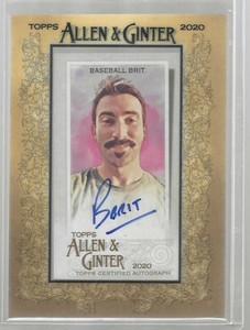 2020 TOPPS ALLEN & GINTER FRAMED MINI AUTOGRAPH #MA-BABR BASEBALL BRIT