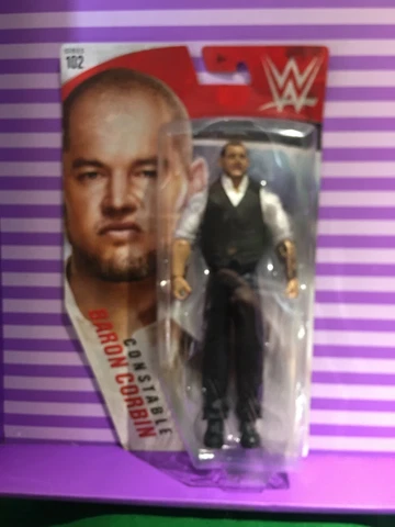 WWE Mattel CONSTABLE BARON CORBIN Basic Series 102 Wrestling Action Figure READ Cover