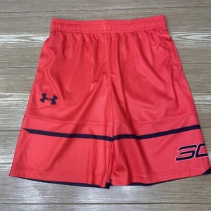 Stephen Curry Under Armour Boys Shorts Basketball Loose Fit Drawstring Size XL - Picture 1 of 21