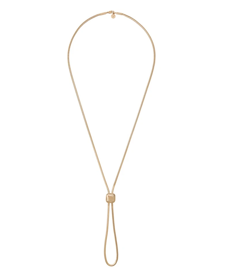 Michael Kors Urban Rush Gold Tone Slider Pendent Necklace Mkj5828 Mkj5828710
