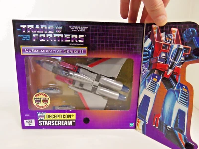 TRANSFORMERS Decepticon Starscream Commemorative Series II 2 Hasbro SEALED NEW - Image 1 of 4