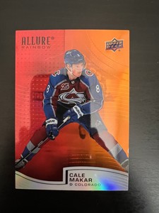 2021-22 Upper Deck Allure Rainbow Red Orange Cale Makar #R-59 Avalanche