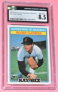 1987 Topps Kay-Bee Superstars of Baseball #10 Roger Clemens - CGC 8.5 NM/Mint+ - Picture 1 of 2