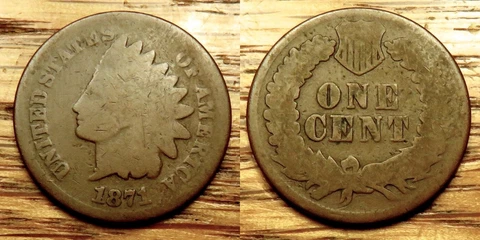 1871 Indian Head Cent__circulated__h Cover