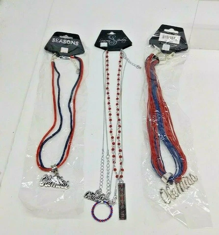 SEASONS COLLEGIATE JEWELRY OLD MISS UNIVERSITY OF MISSISSIPPI 5 PIECE NECKLACES Cover
