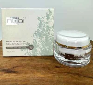 NUBI SKIN Facial Night Cream Infused With Shea Butter NEW Sealed in Package - Picture 1 of 4
