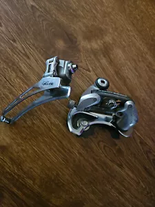 Vintage Suntour 3040 Accushift Schaltwerk Umwerfer Set kurzer Käfig MTB A19 - Bild 1 von 12