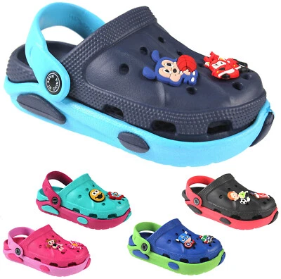 YELLO BY URBAN BEACH NEW BOYS FLIP FLOPS GIRLS SUMMER SANDALS CLOGS BEACH MULES HOLIDAY SHOES COMFORT