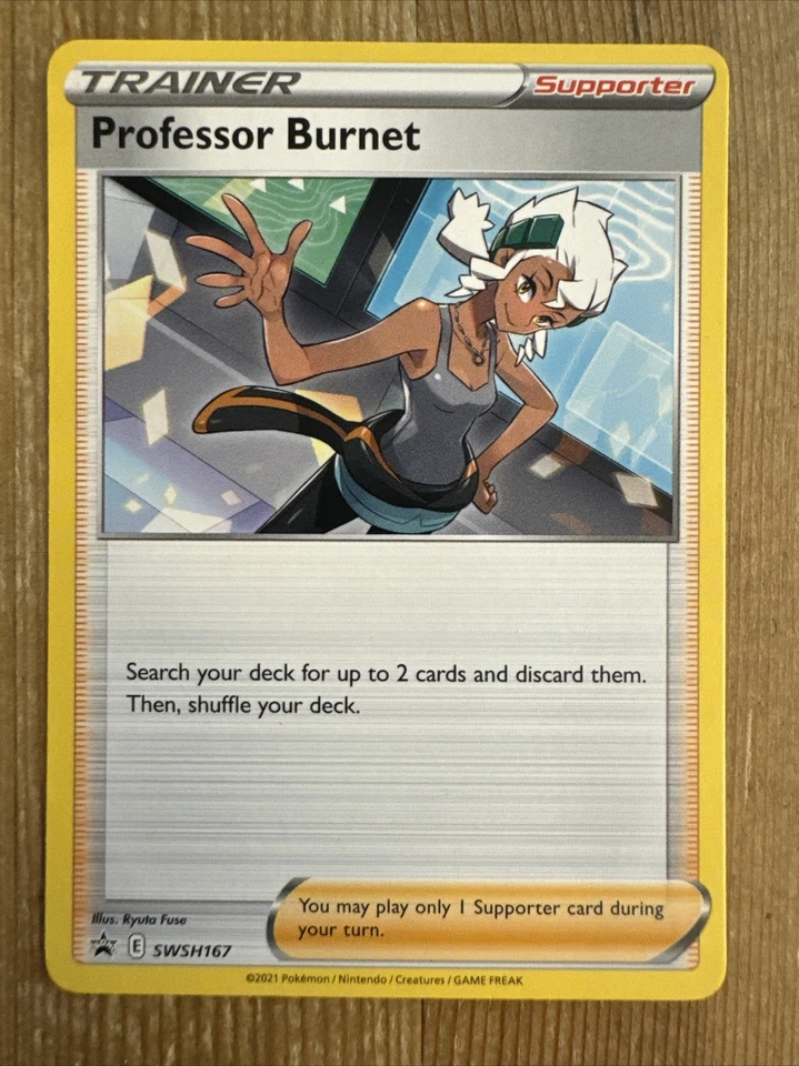 Professor Burnet - SWSH167 - Pokemon Promo Sword Shield Card NM - Image 1 of 2