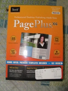 Software di pubblicazione desktop SERIF PAGE PLUS X4 per Windows -- scatola aperta - Foto 1 di 4